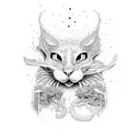 catfish marijuana tattoo design idea