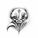 xenomorph tattoo design idea