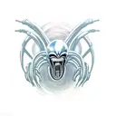 xenomorph tattoo design idea