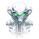 xenomorph tattoo design idea