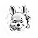 winnie the pooh tattoo design idea