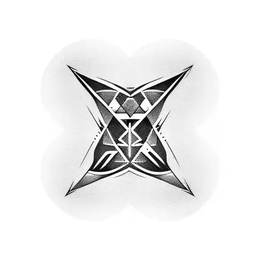 2 7 14 triangle tattoo design idea