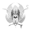 anduril sword LOTR tattoo design idea