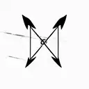 arrow with a writing that crosses horizontally a scar of 3 cm that meets the ribs.  tattoo design idea