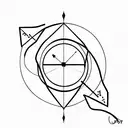 libra constellation and capricorn constellation tattoo design idea