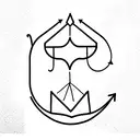 libra constellation and capricorn constellation tattoo design idea