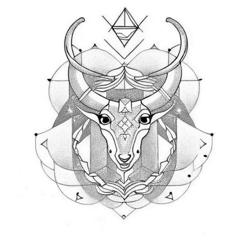 create tattoo ideas to honor my mom using a capricorn and scorpio tattoo design idea