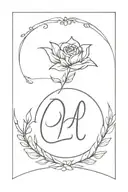 words small cute dainty  tattoo design idea