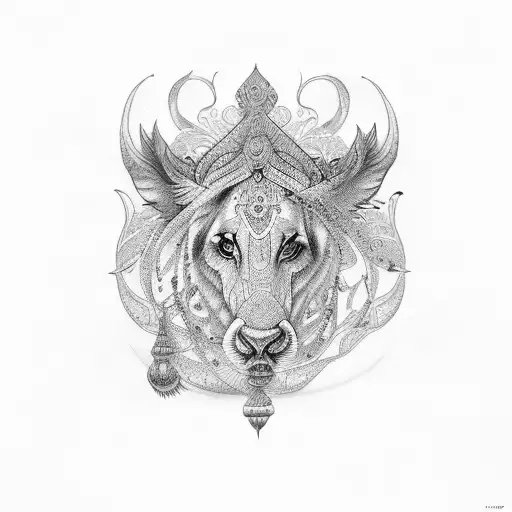 Dhan-Laxmi tattoo design idea