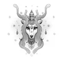 Dhan-Laxmi tattoo design idea