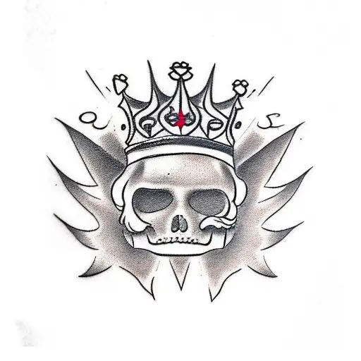 Queen's Crown tattoo design idea