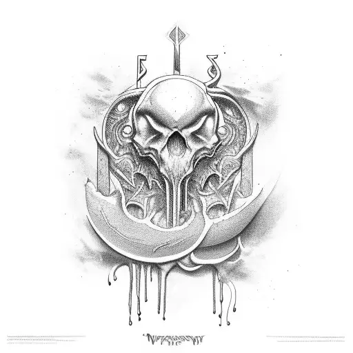 The Blood of the Covenant is thicker than the Water of the Womb tattoo design idea