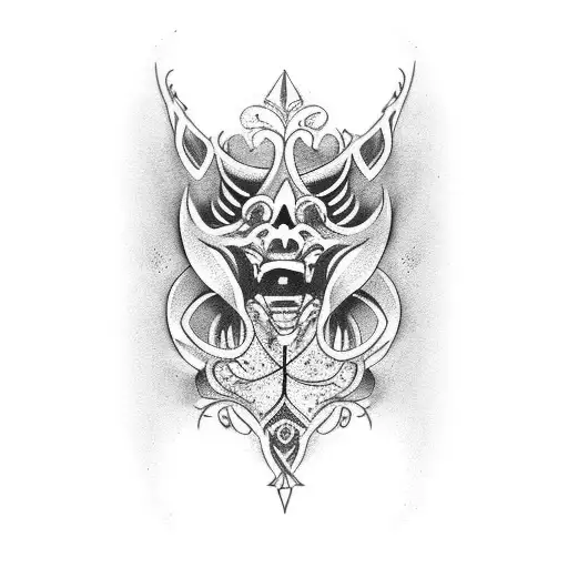 unique collarbone deisgn male tattoo design idea