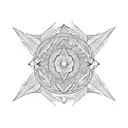 twin flame tattoo design idea