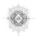 twin flame tattoo design idea