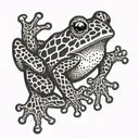 cook frog puerto rico outline make tattoo design idea