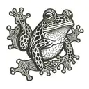 cook frog puerto rico outline make tattoo design idea