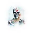 dead man walking tattoo design idea