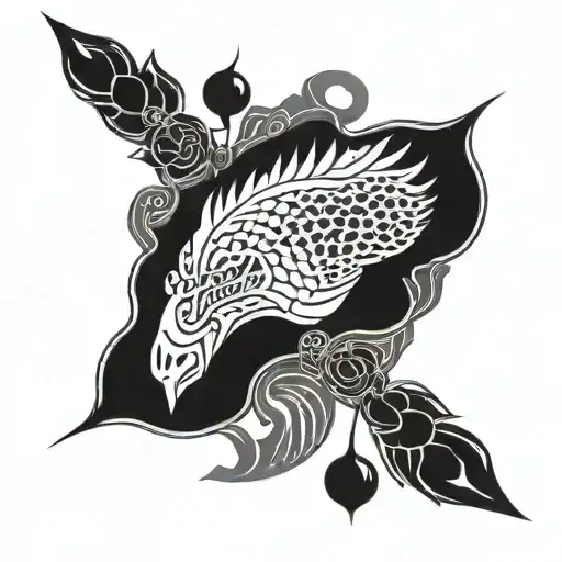 still i rise tattoo design idea