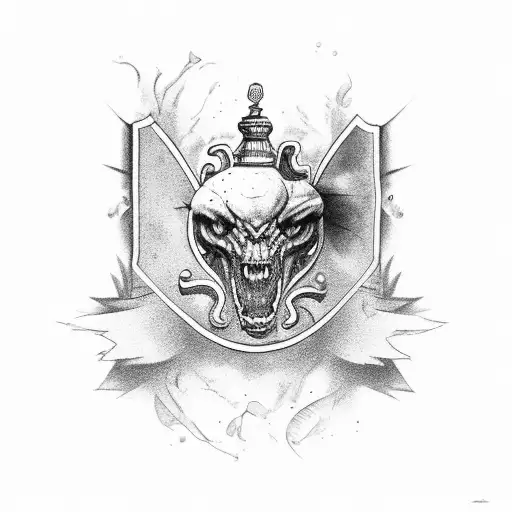 italy with number 7 tattoo design idea