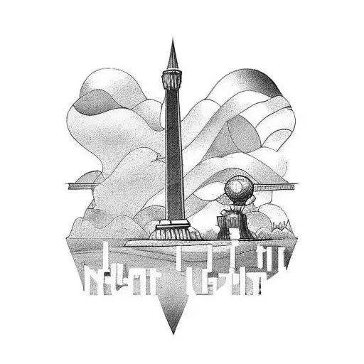 italy with number 7 tattoo design idea