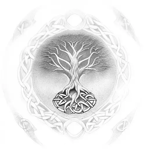 Tree of Life, celtic tattoo design idea