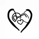 birth of two boys, 2017/08/29 and 2019/05/31, Tatto should also reflect neurodivergency and love tattoo design idea