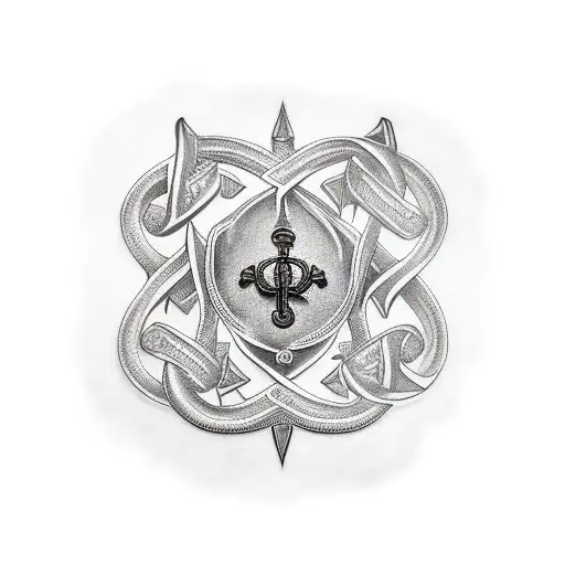 ROD OF ASCLEPIUS tattoo design idea