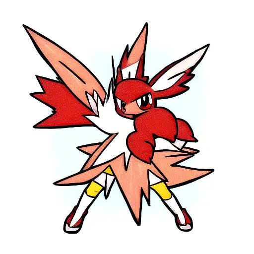 Blaziken and Eevee  tattoo design idea