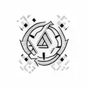 trash polka latvian flag tattoo design idea