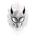 black widow MCU tattoo design idea