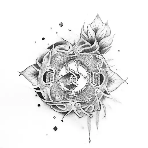 Shani Dev mantra tattoo  tattoo design idea