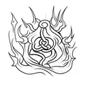  cauldron tattoo design idea