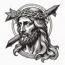 jesus christ tattoo design idea