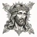 jesus christ tattoo design idea