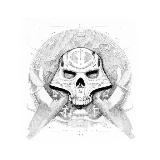 FTP inscription in $uicideboy$ style tattoo design idea