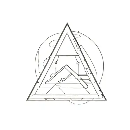 A minimalist tattoo of java code forming a triangle tattoo design idea