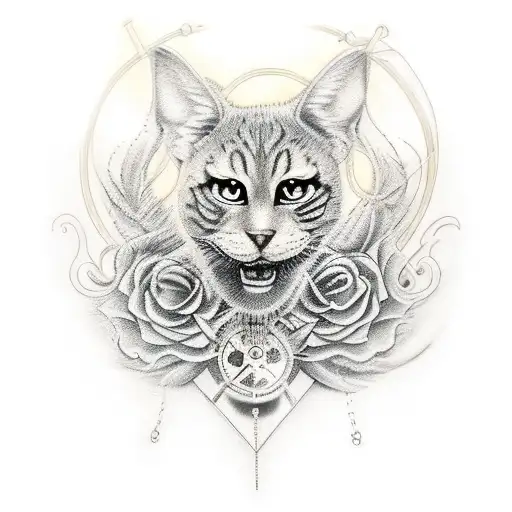 Time-traveling puppeteer tattoo design idea