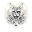 Time-traveling puppeteer tattoo design idea