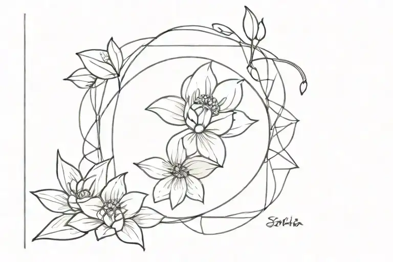 Sophia tattoo design idea