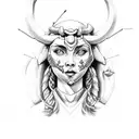 Sagittarius man Capricorn woman Pisces baby tattoo design idea
