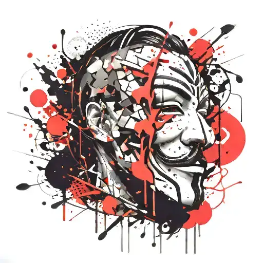 anonymous tattoo design idea