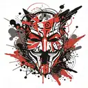 anonymous tattoo design idea