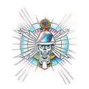 peruvian tattoo design idea