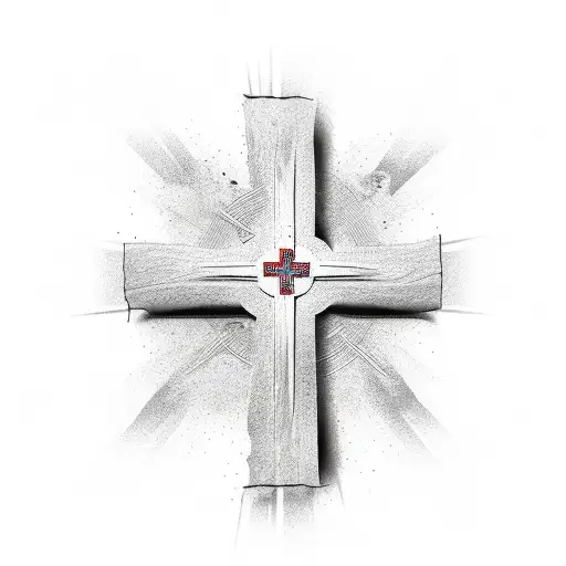 Christian Cross tattoo design idea