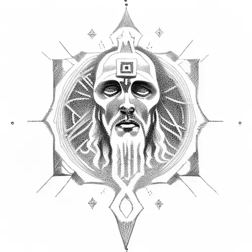 jesus gates of heaven  tattoo design idea