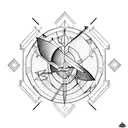 Sagittarius, electric engineering  tattoo design idea