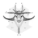 Sagittarius, electric engineering  tattoo design idea