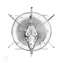 Sagittarius, electric engineering  tattoo design idea