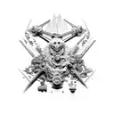 Universum  tattoo design idea